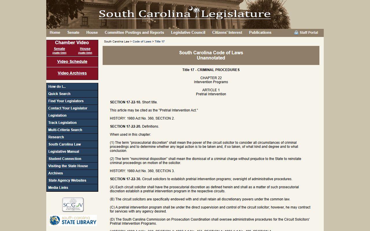 Colleton County arrest records and court charges South Carolina expungement statutes