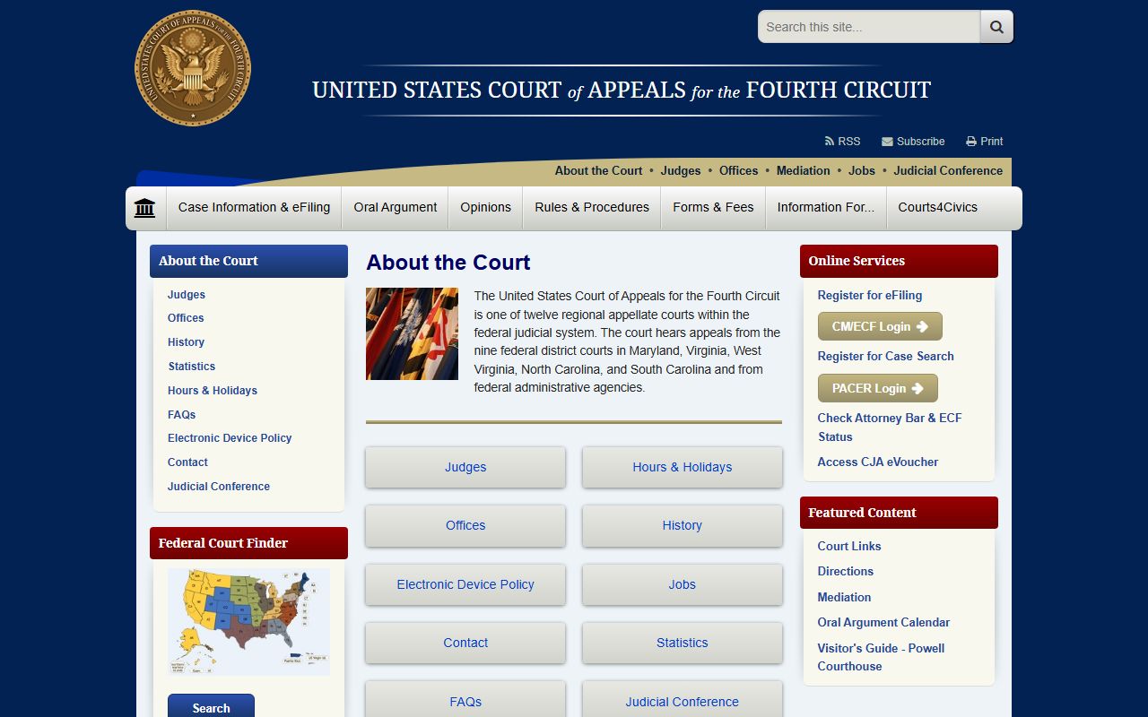 Colleton County Circuit Court federal appeals records Fourth Circuit