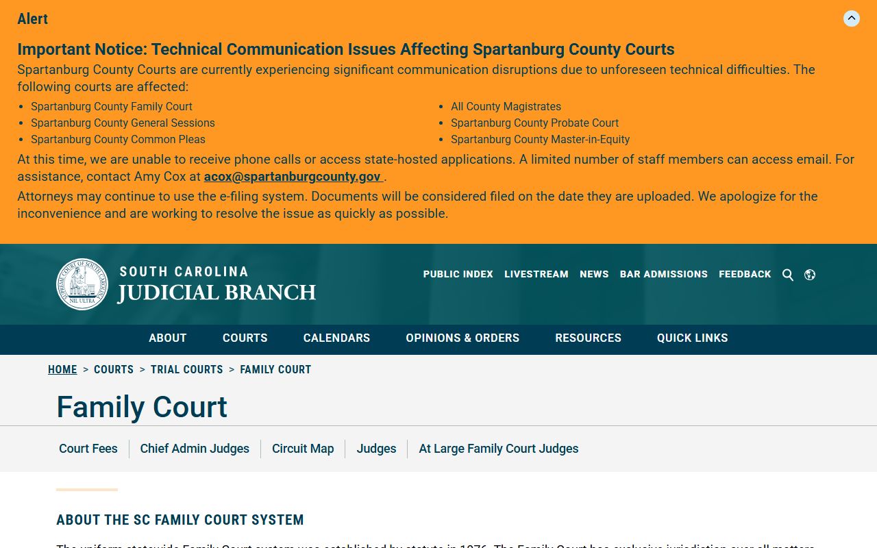 Colleton County Circuit Court and Family Court records