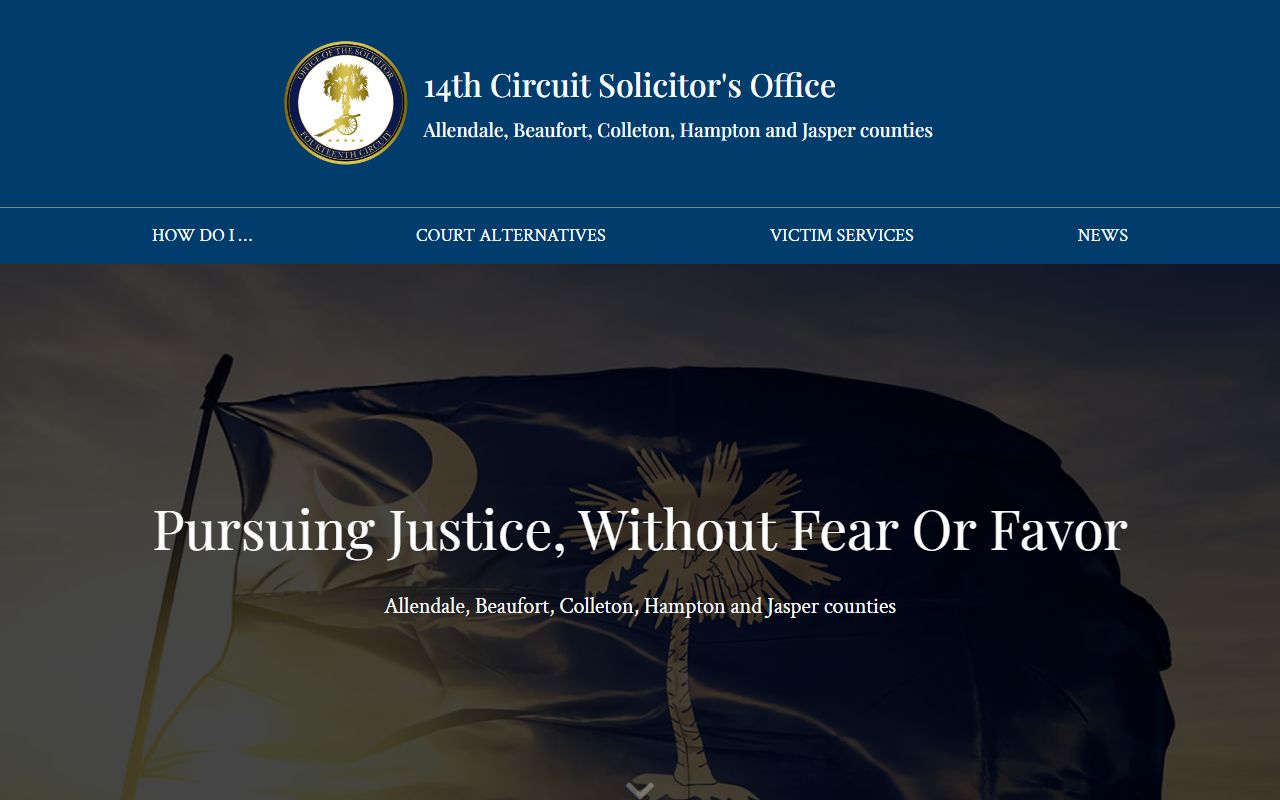Colleton County criminal court records Fourteenth Circuit Solicitor