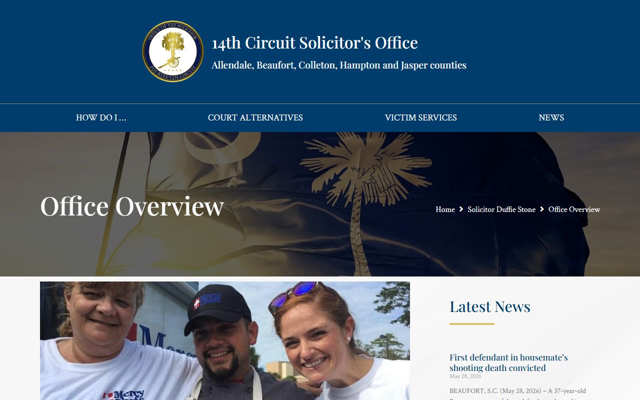 Colleton County criminal court records solicitor office overview