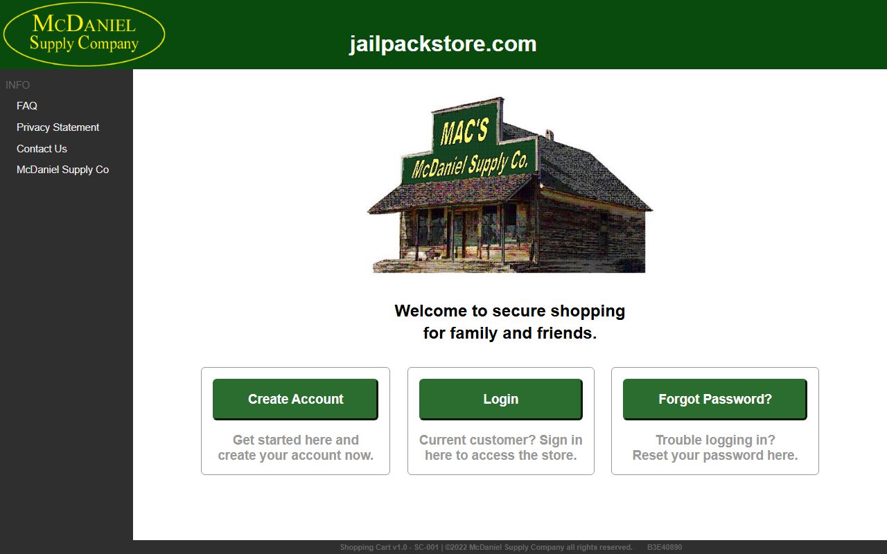 Colleton County inmate records JailPackStore commissary store