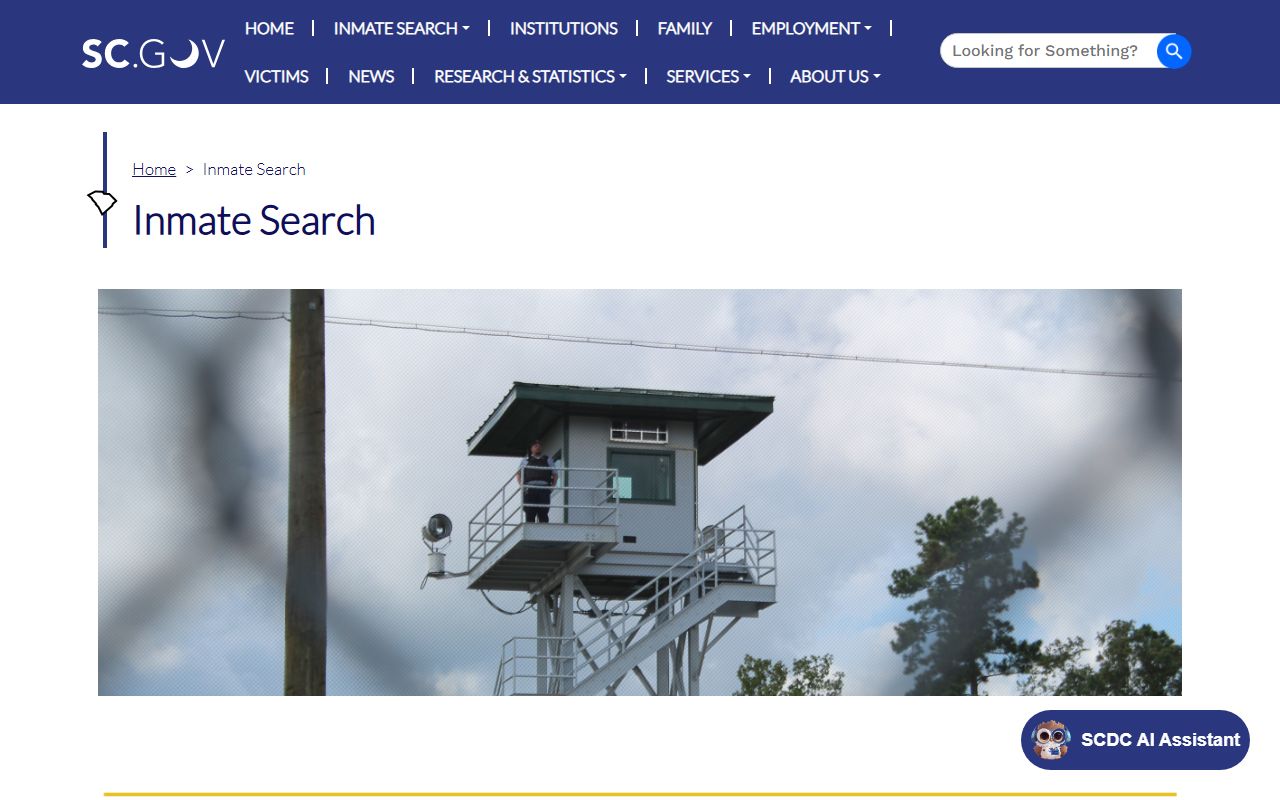 Colleton County inmate records SCDC inmate search disclaimer